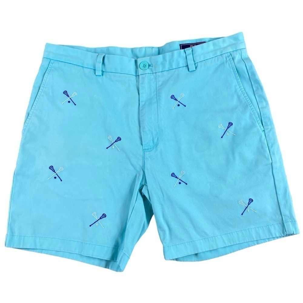 Vineyard Vines Men’s Embroidered Breaker Short Lacrosse Poolside Blue Sz‎ 35